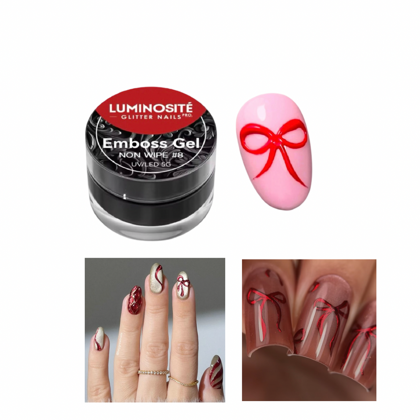 Emboss Gel Red