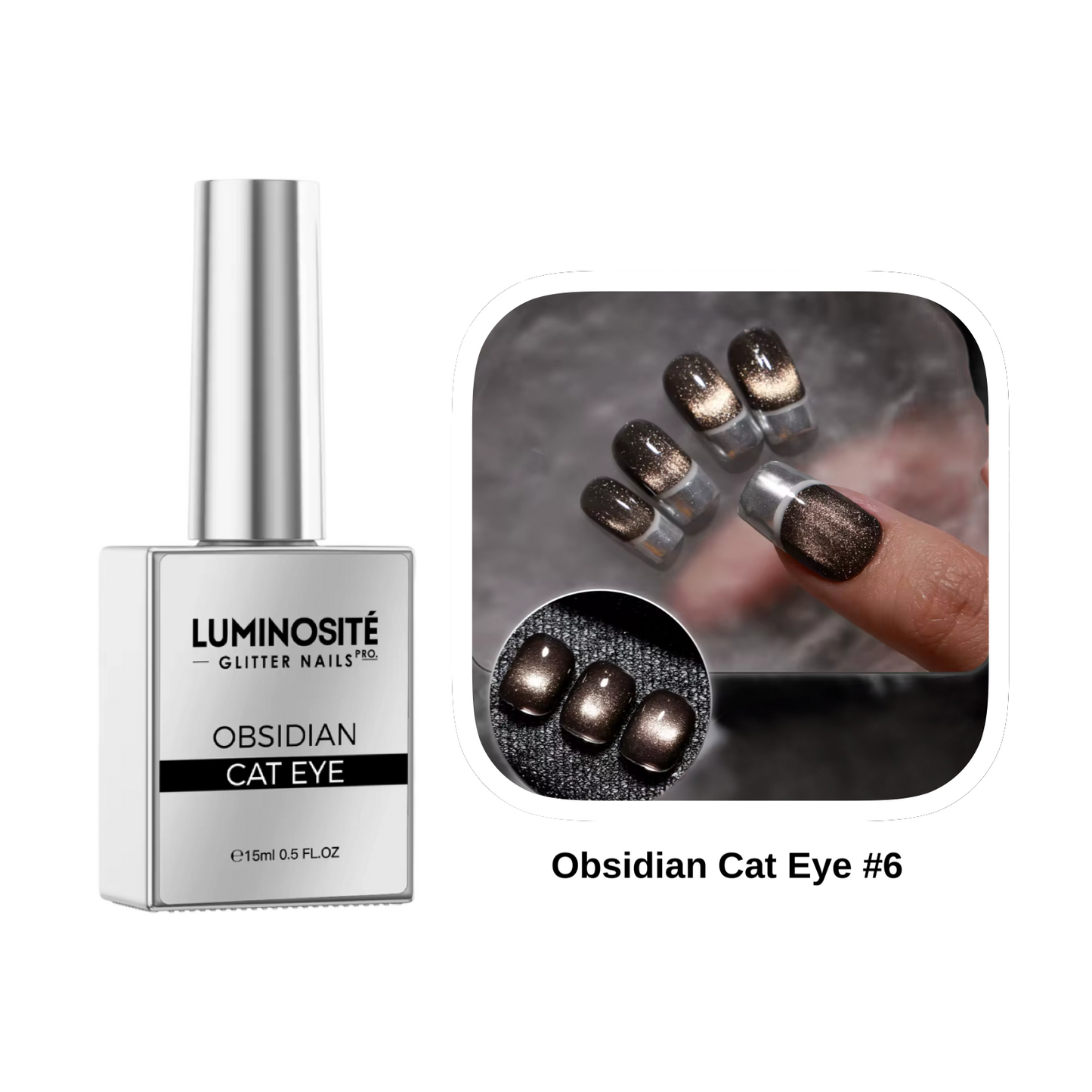 Obsidian Cat Eye #6