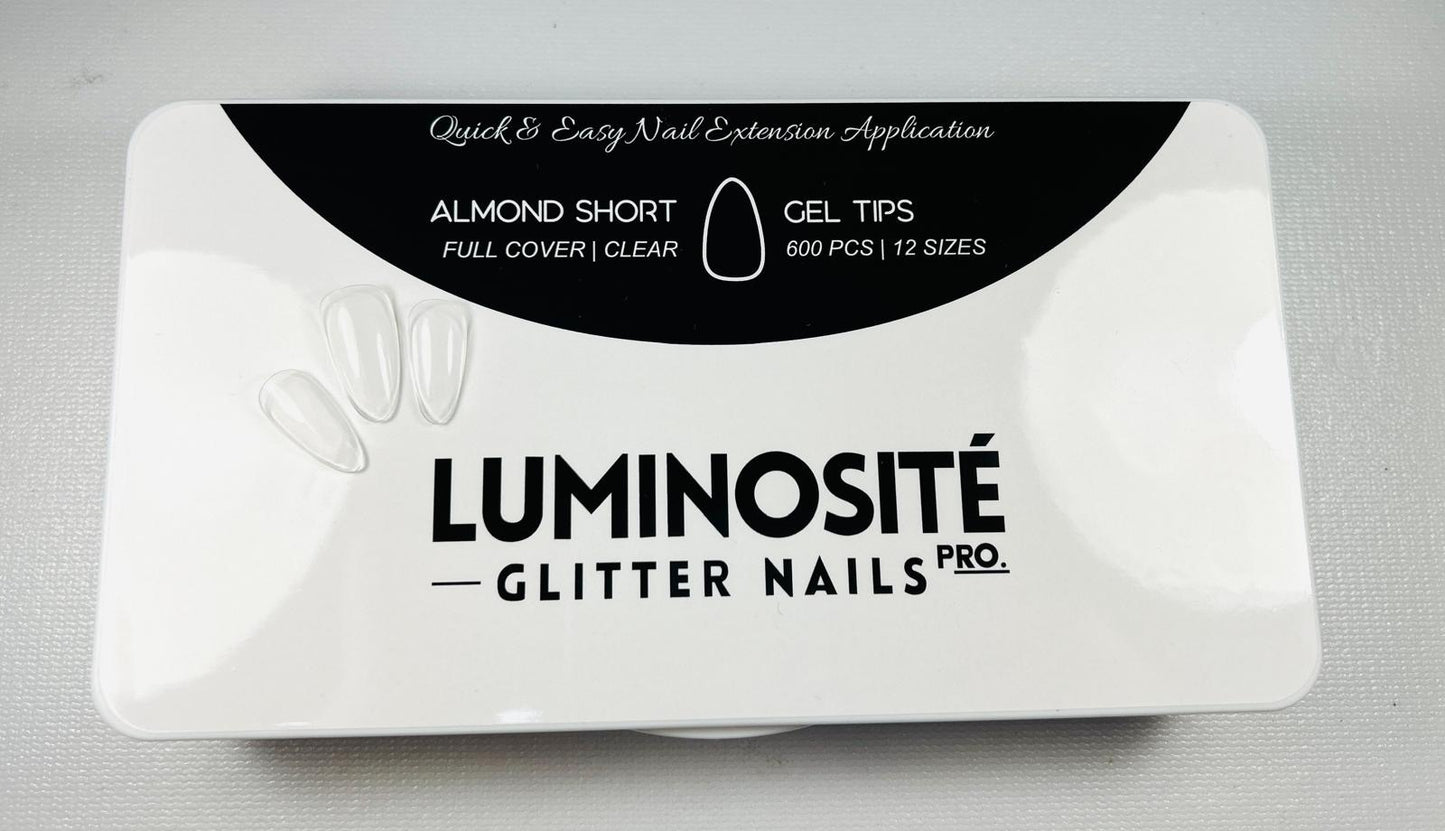 Gel tips Almond Short