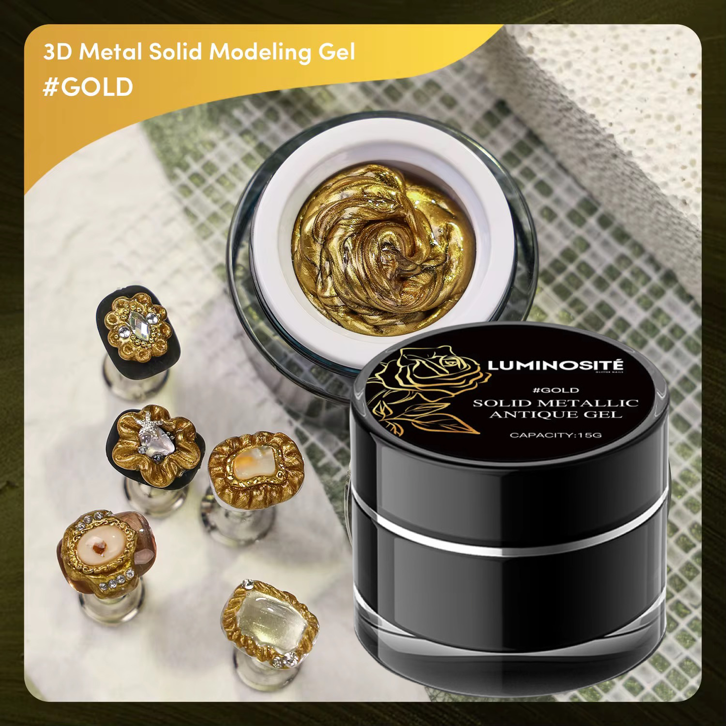 3D Gel Molding Gold