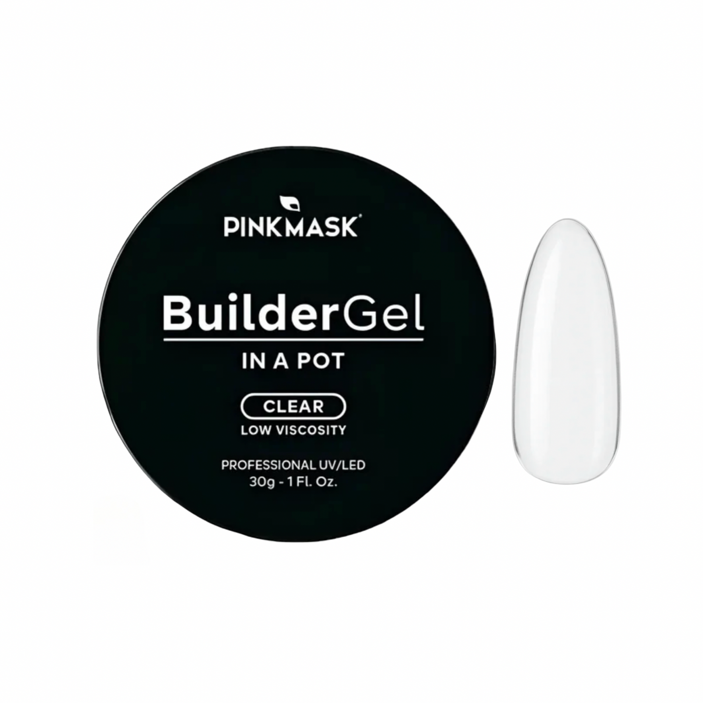 Builder Clear in Pot Pink Mask