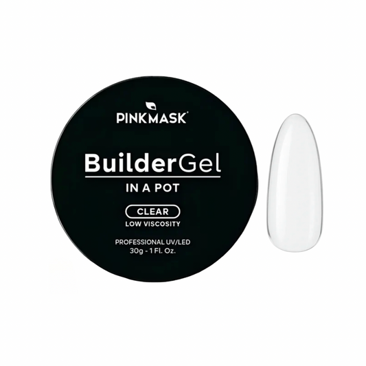 Builder Clear in Pot Pink Mask