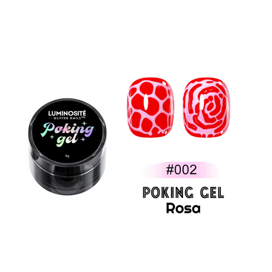 Poking gel Rosa