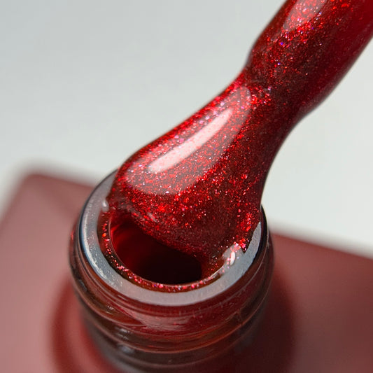 Red glitter