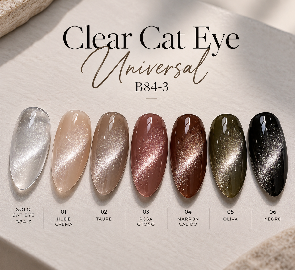Clear Cat Eye Universal B84-3
