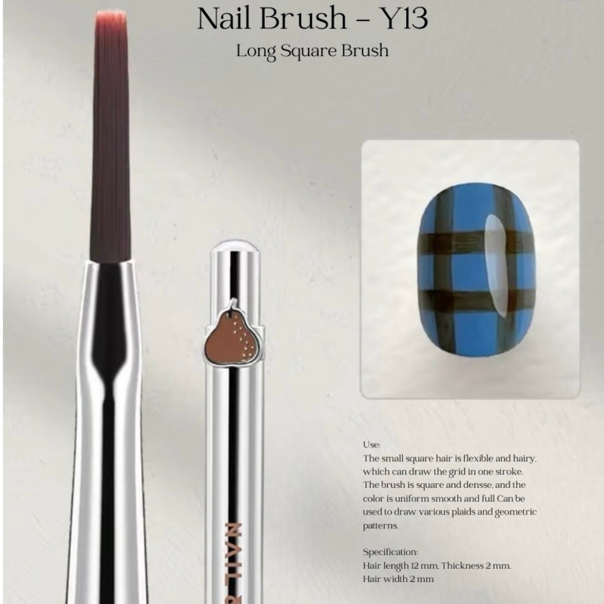 Long Square Brush (Y13)